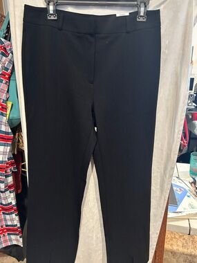 J. McLaughlin Black Straight-Leg Dress Pants